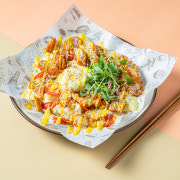 가라아게치킨샐러드 메뉴 사진(네이버)