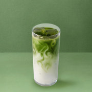 말차 라떼 메뉴 사진(네이버)