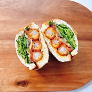 통새우샌드위치 메뉴 사진(네이버)