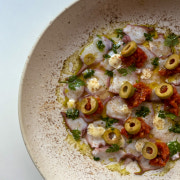 문어 카르파치오(pulpo) 메뉴 사진(네이버)
