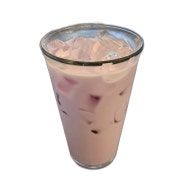 딸기라떼 ice 메뉴 사진(네이버)