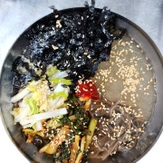 살얼음 열무 막국수 메뉴 사진(네이버)