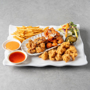 3종 순살치킨 플래터 메뉴 사진(네이버)