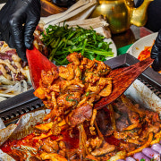 미나리 양념오리주물럭(중800g) 메뉴 사진(네이버)