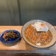 고기카레, 그런데 파김치를 곁들인.. 메뉴 사진(네이버)