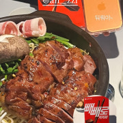 수비드 오리전골 메뉴 사진(네이버)