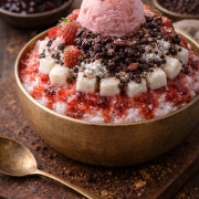 딸기빙수 메뉴 사진(네이버)
