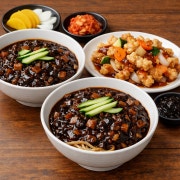 세트1) 짜장+짜장+탕수육 메뉴 사진(네이버)