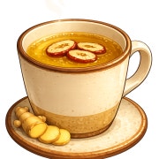 생강차(겨울한정) 메뉴 사진(네이버)