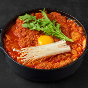 김치돈가스나베 메뉴 사진(네이버)