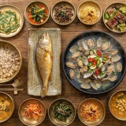 2인 굴비세트(특보리굴비&바지락술찜) 메뉴 사진(네이버)