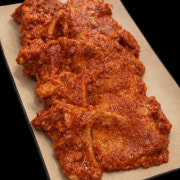 허벅생갈비 빨간양념 (230g) 메뉴 사진(네이버)