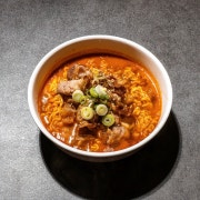 고기 해장 라면 메뉴 사진(네이버)