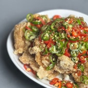 고추폭탄 유린기 메뉴 사진(네이버)
