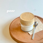 피어크림라테 메뉴 사진(네이버)