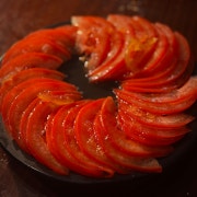 유자토마토슬라이스 메뉴 사진(네이버)