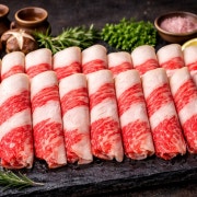 1++한우차돌박이(100g) 메뉴 사진(네이버)