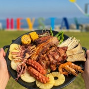 바베큐플래터 6인 메뉴 사진(네이버)