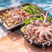 계절메뉴:활쭈꾸미샤브샤브1kg(2인) 메뉴 사진(네이버)