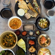 제철나물비빔밥+생선구이 주말점심특선 메뉴 사진(네이버)