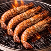 🍤 타이거 새우 숯불구이 (4미) 메뉴 사진(네이버)