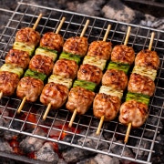 🍢 파닭 숯불 꼬치 (3줄) 메뉴 사진(네이버)