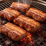 🥩 한돈 숯불 삼겹살 (100g) 메뉴 사진(네이버)