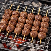 🍢 숯불 염통 꼬치 (8줄) 메뉴 사진(네이버)