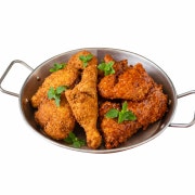 후라이드 반 양념 메뉴 사진(네이버)