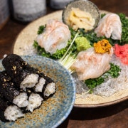 광어 소금김밥 메뉴 사진(네이버)