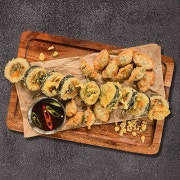 바삭 유부 김밥 메뉴 사진(네이버)