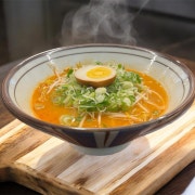 매운 돈코츠 라멘+서비스밥 메뉴 사진(네이버)