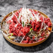 소 불고기 1인(180g) 메뉴 사진(네이버)