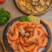 왕새우구이(25마리 메뉴 사진(네이버)
