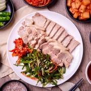 수육 한접시 메뉴 사진(네이버)