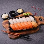 도다리+연어초밥(11p) 메뉴 사진(네이버)