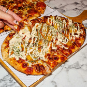 BALZZAK PIZZK 감자베이컨 메뉴 사진(네이버)