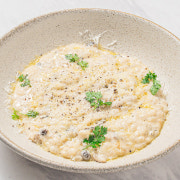 버섯 크림 리조또 메뉴 사진(네이버)
