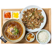 냉모밀 직화불고기세트 메뉴 사진(네이버)