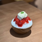 딸기빙수 메뉴 사진(네이버)