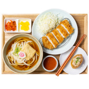 하루우동 카츠세트 메뉴 사진(네이버)