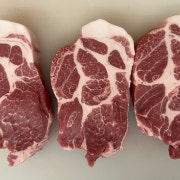 한돈 삼겹, 목살/100g 메뉴 사진(네이버)