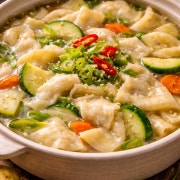 감자수제비 메뉴 사진(네이버)
