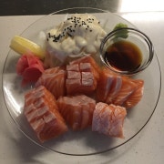 숙성연어사시미 메뉴 사진(네이버)