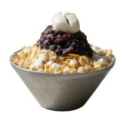 인절미눈꽃팥빙수 메뉴 사진(네이버)