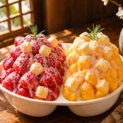 꿈카페 반반빙수 (맛2가지선택가능) 메뉴 사진(네이버)