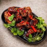 올드타운 바사삭 등갈비 메뉴 사진(네이버)