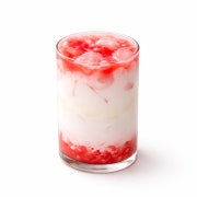 딸기라떼 (ICE) 메뉴 사진(네이버)