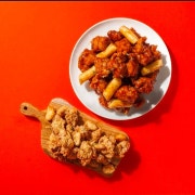 코끼리 닭강정+똥집 SET 메뉴 사진(네이버)