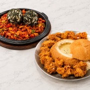 순살까르보나라 + 매콤오돌뼈&주먹 메뉴 사진(네이버)